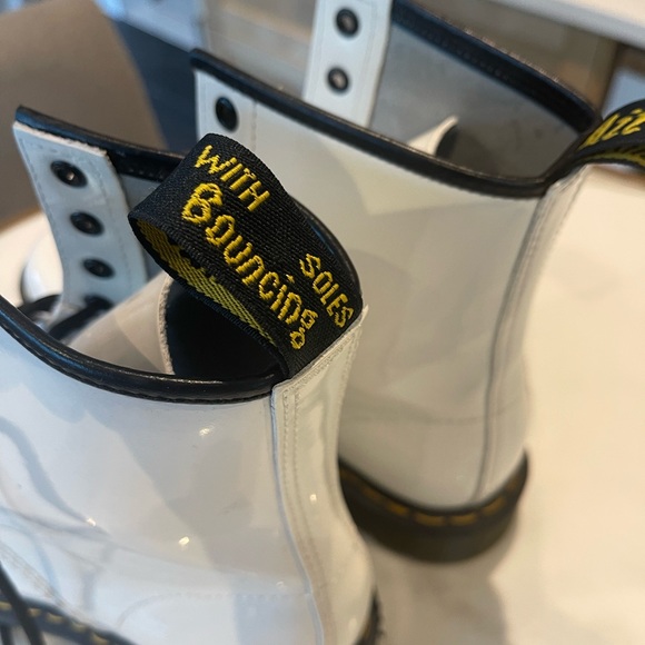 Dr martens white patent leather bicker boots - Picture 13 of 13